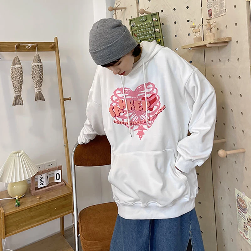Hooded E-girl Punk Sweatshirt Outwear Y2k Women Hoodies Jacket Coat Harajuku Love skull foam printing Streetwear Hoodies Autumn
Hooded E-girl Punk Sweatshirt Outwear Y2k Women Hoodies Jacket Coat Harajuku Love skull foam printing Streetwear Hoodies Autumn