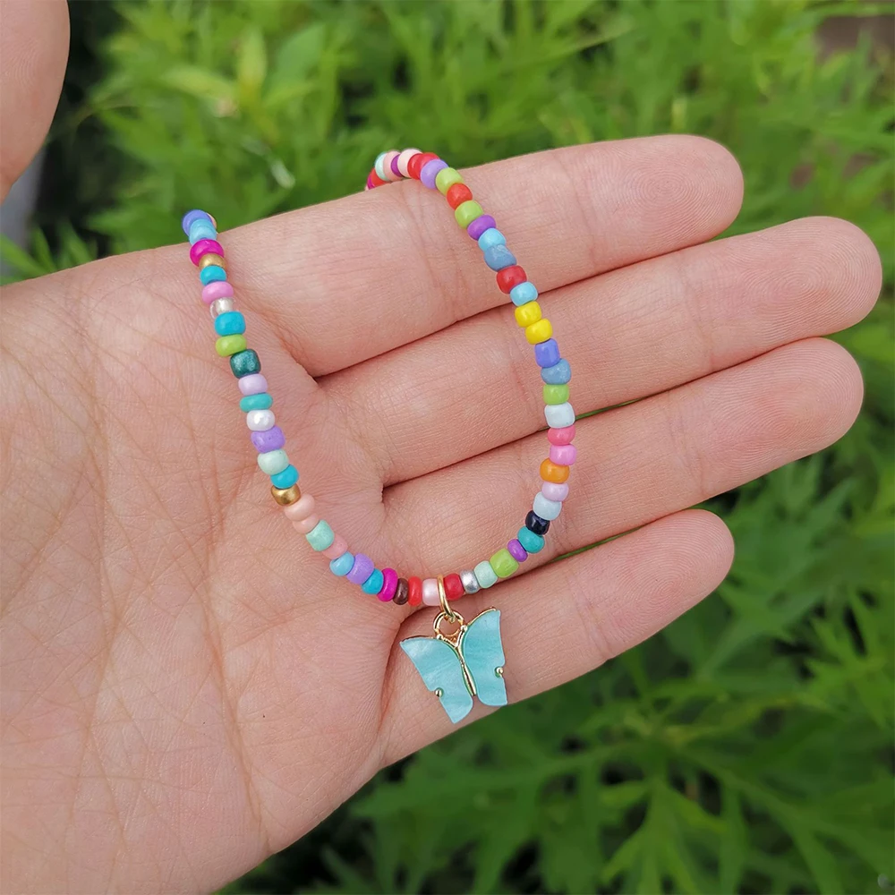 Bohemian Seed Beads Cute Butterfly Pendant Necklace For Women Girls Vacation Party Statement Necklace Korean Fashion Necklace
Bohemian Seed Beads Cute Butterfly Pendant Necklace For Women Girls Vacation Party Statement Necklace Korean Fashion Necklace