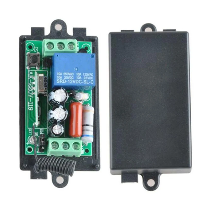 3pcs Wireless AC 220V 1CH RF 433MHz Remote Control Switch Module Learning Code Relay Jumper Receiver Board Momentary
3pcs Wireless AC 220V 1CH RF 433MHz Remote Control Switch Module Learning Code Relay Jumper Receiver Board Momentary