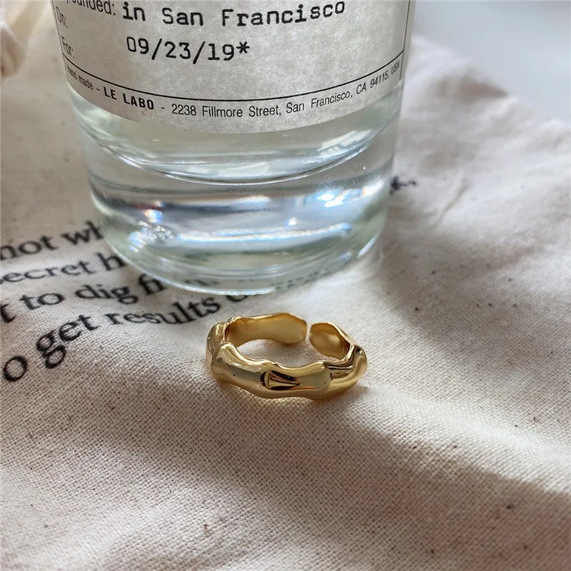 POFUNUO Real 925 Sterling Silver Women Fashion Exquisite Bamboo Joint Chic Rings Girls Minimalist Solid Silver Gold Color Rings
POFUNUO Real 925 Sterling Silver Women Fashion Exquisite Bamboo Joint Chic Rings Girls Minimalist Solid Silver Gold Color Rings