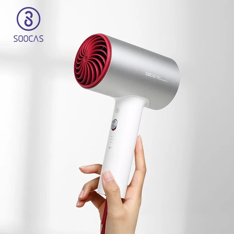 SOOCAS H5 upgraded Negative Ion Hair Dryer 1800W Professional Blow Dryer Aluminum Alloy Powerful Electric Dryer
SOOCAS H5 upgraded Negative Ion Hair Dryer 1800W Professional Blow Dryer Aluminum Alloy Powerful Electric Dryer