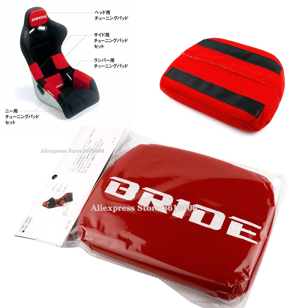 1X JDM BRIDE Racing Tuning Pad для подголовника ковша гонок | Автомобили и мотоциклы