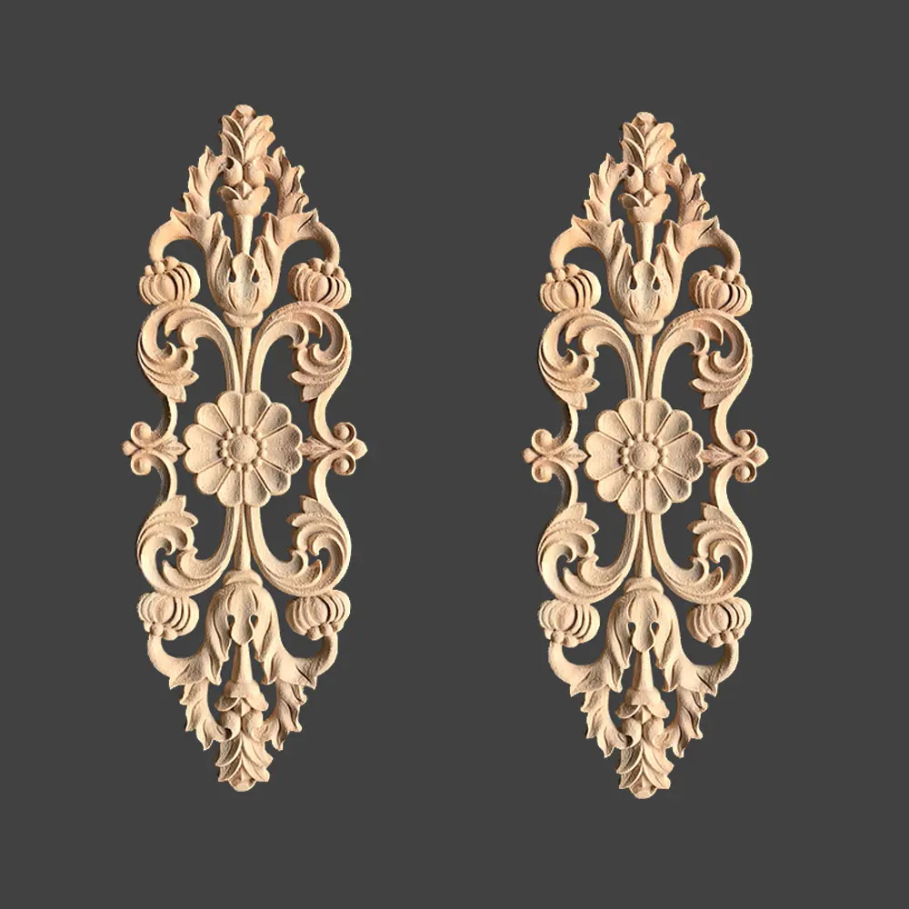 Wood Applique Onlay Corner Wood Decal Frame Decoration Retro Exquisite Wooden Long Floral Wooden Furniture Doors Accessories
Wood Applique Onlay Corner Wood Decal Frame Decoration Retro Exquisite Wooden Long Floral Wooden Furniture Doors Accessories
