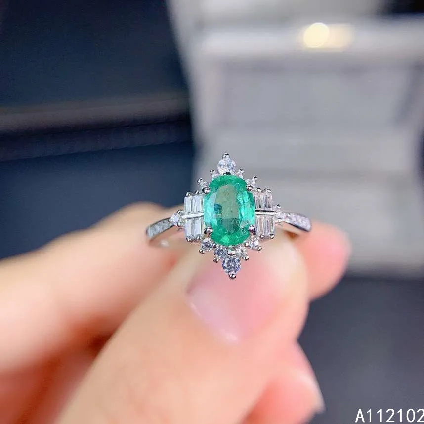 KJJEAXCMY fine jewelry 925 sterling silver inlaid natural emerald fashion girl new gemstone ring support test Chinese style
KJJEAXCMY fine jewelry 925 sterling silver inlaid natural emerald fashion girl new gemstone ring support test Chinese style