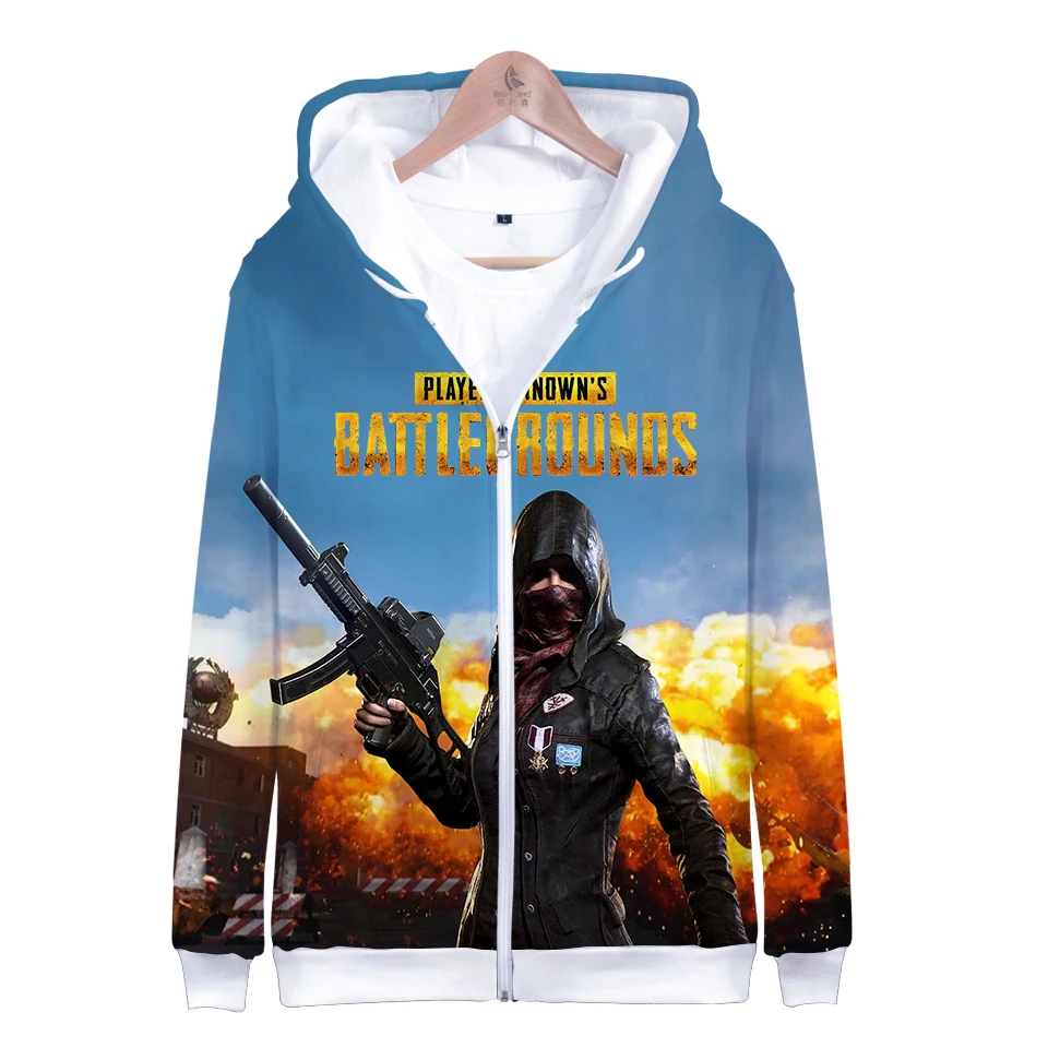 Толстовка Playerunknown's Battlegrounds PUBG в стиле Харадзюку, толстовки на молнии с 3D принтом, Кардиган с длинным рукавом, куртки для мальчиков и девочек
Толстовка Playerunknown's Battlegrounds PUBG в стиле Харадзюку, толстовки на молнии с 3D принтом, Кардиган с длинным рукавом, куртки для мальчиков и девочек