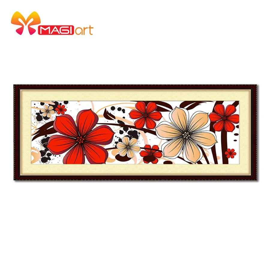 Cross stitch kits Embroidery needlework sets 11CT water soluble canvas patterns 14CT Mordern six petals flower wide-NCMF139
Cross stitch kits Embroidery needlework sets 11CT water soluble canvas patterns 14CT Mordern six petals flower wide-NCMF139