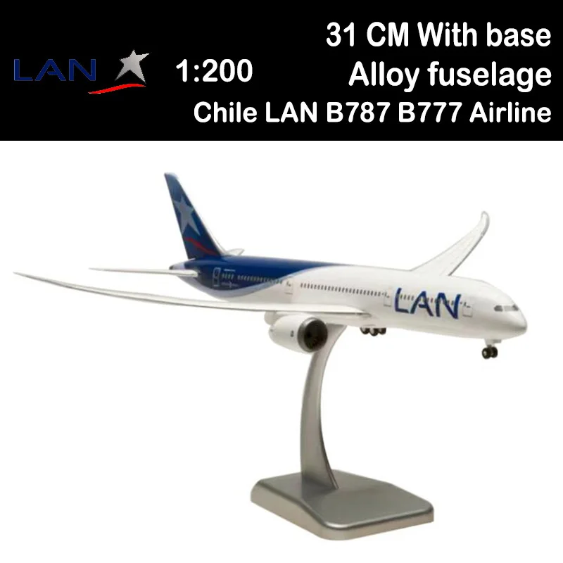 Модель самолета 787 масштаб 1:200 Чили LAN B787 B777 авиационная база ABS пластиковая модель самолета игрушка W Модель ходовой части подарки
Модель самолета 787 масштаб 1:200 Чили LAN B787 B777 авиационная база ABS пластиковая модель самолета игрушка W Модель ходовой части подарки