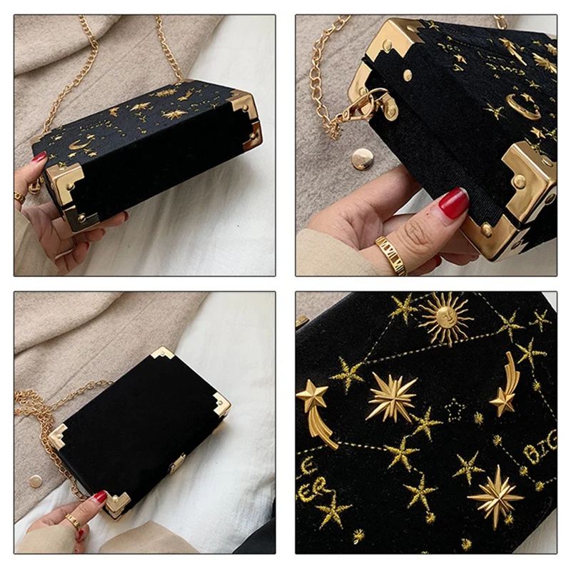 Box Shape Handbag Wallet Lady Chain Party Clutch Bag Shoulder Bag Messenger Bag Messenger Bag 
Box Shape Handbag Wallet Lady Chain Party Clutch Bag Shoulder Bag Messenger Bag Messenger Bag