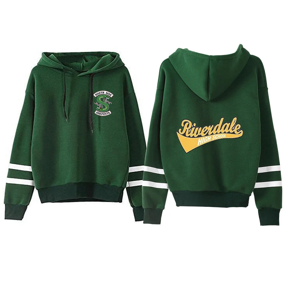 New Fashion American TV Riverdale Hoodie Sweatshirts South Side Serpents Harajuku Hooded Streetwear Pullovers Kawaii Clothes Top
New Fashion American TV Riverdale Hoodie Sweatshirts South Side Serpents Harajuku Hooded Streetwear Pullovers Kawaii Clothes Top
