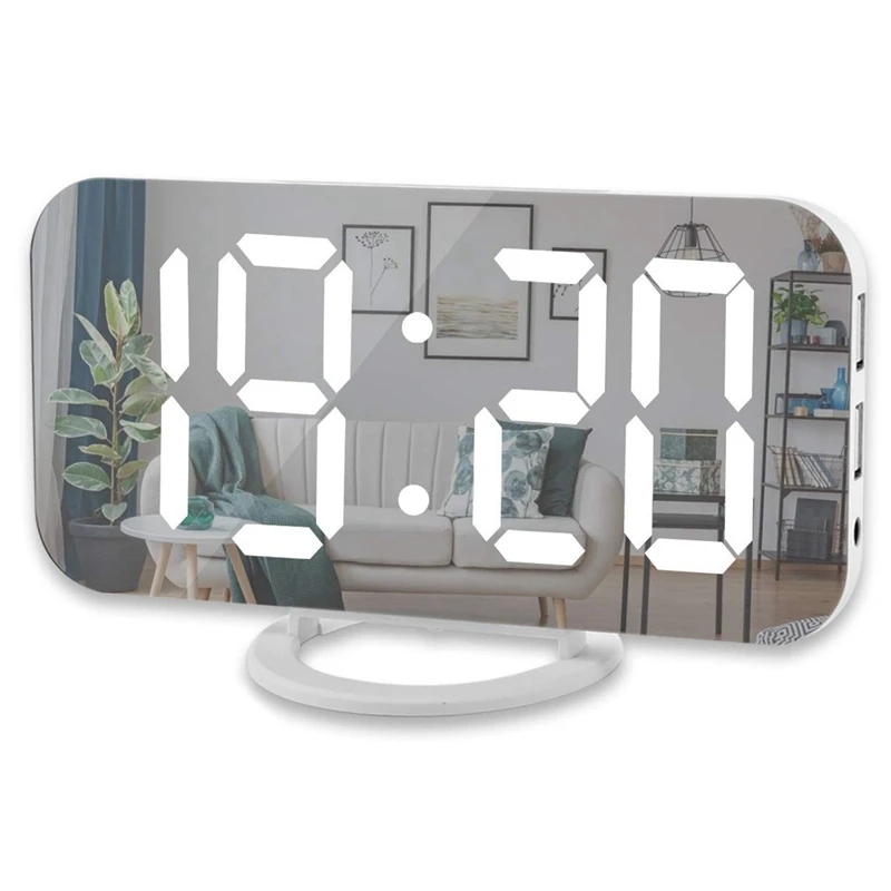 Hot Sale Digital Alarm Clock,6 Inch Large Led Display With Dual Usb Charger Ports Auto Dimmer Mode Easy Snooze Function, Modern
Hot Sale Digital Alarm Clock,6 Inch Large Led Display With Dual Usb Charger Ports Auto Dimmer Mode Easy Snooze Function, Modern