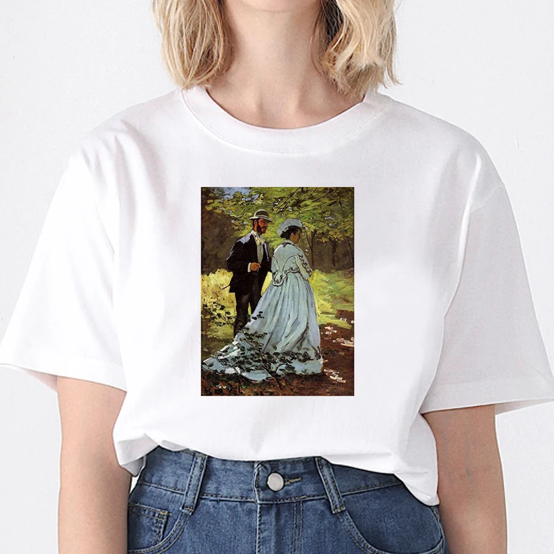 2021 Woman T-Shirt Short Sleeve Summer Korean Fashion Oil Painting Graaphic Female Lady Girls Clothing O Neck Tee Shirt Clothes
2021 Woman T-Shirt Short Sleeve Summer Korean Fashion Oil Painting Graaphic Female Lady Girls Clothing O Neck Tee Shirt Clothes