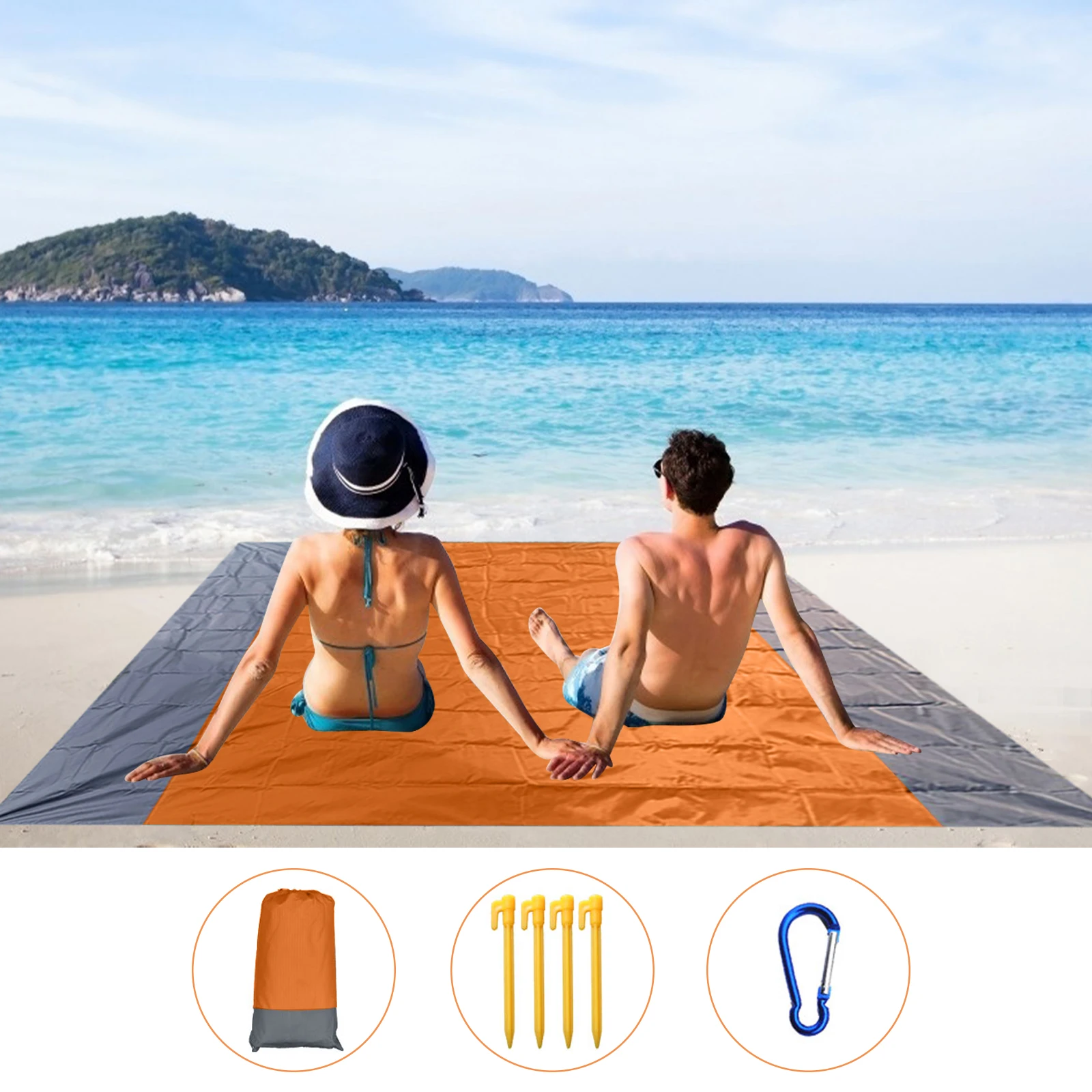 Beach Blanket Sand Free Waterproof Picnic Blankets 79''83'' Extra Large Outdoor 
Beach Blanket Sand Free Waterproof Picnic Blankets 79''83'' Extra Large Outdoor