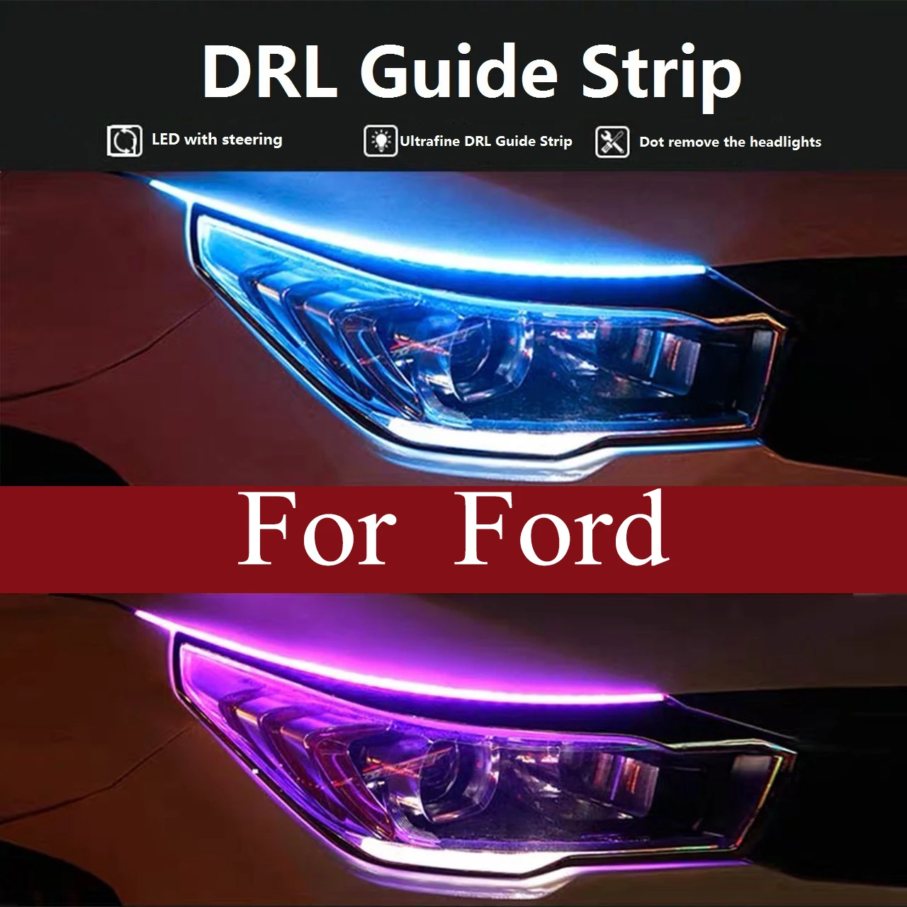 Car Daytime Running Light For Ford F-250 F-350 F-450 F-550 Super Duty Ranger Pickup Truck Explorer Bronco Excursion Expedition
Car Daytime Running Light For Ford F-250 F-350 F-450 F-550 Super Duty Ranger Pickup Truck Explorer Bronco Excursion Expedition