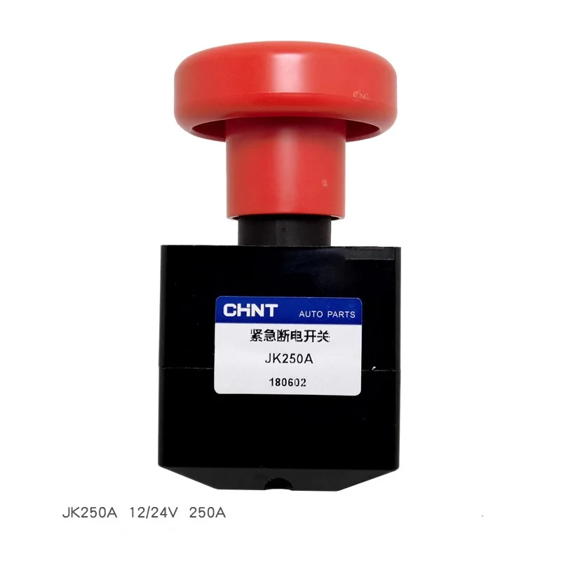 Chint new energy pure electric vehicle emergency power switch JK250A DC emergency stop button power switch car accessories
Chint new energy pure electric vehicle emergency power switch JK250A DC emergency stop button power switch car accessories