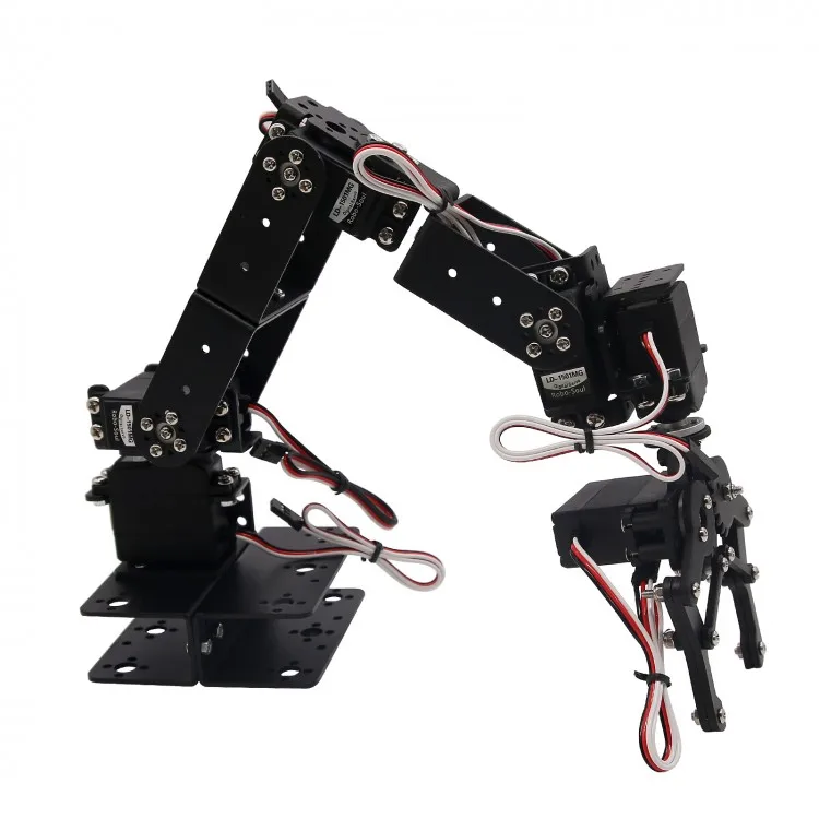 Алюминиевый робот 6 DOF Arm механический Роботизированный рычаг зажим Крепление комплект для Arduino
Алюминиевый робот 6 DOF Arm механический Роботизированный рычаг зажим Крепление комплект для Arduino