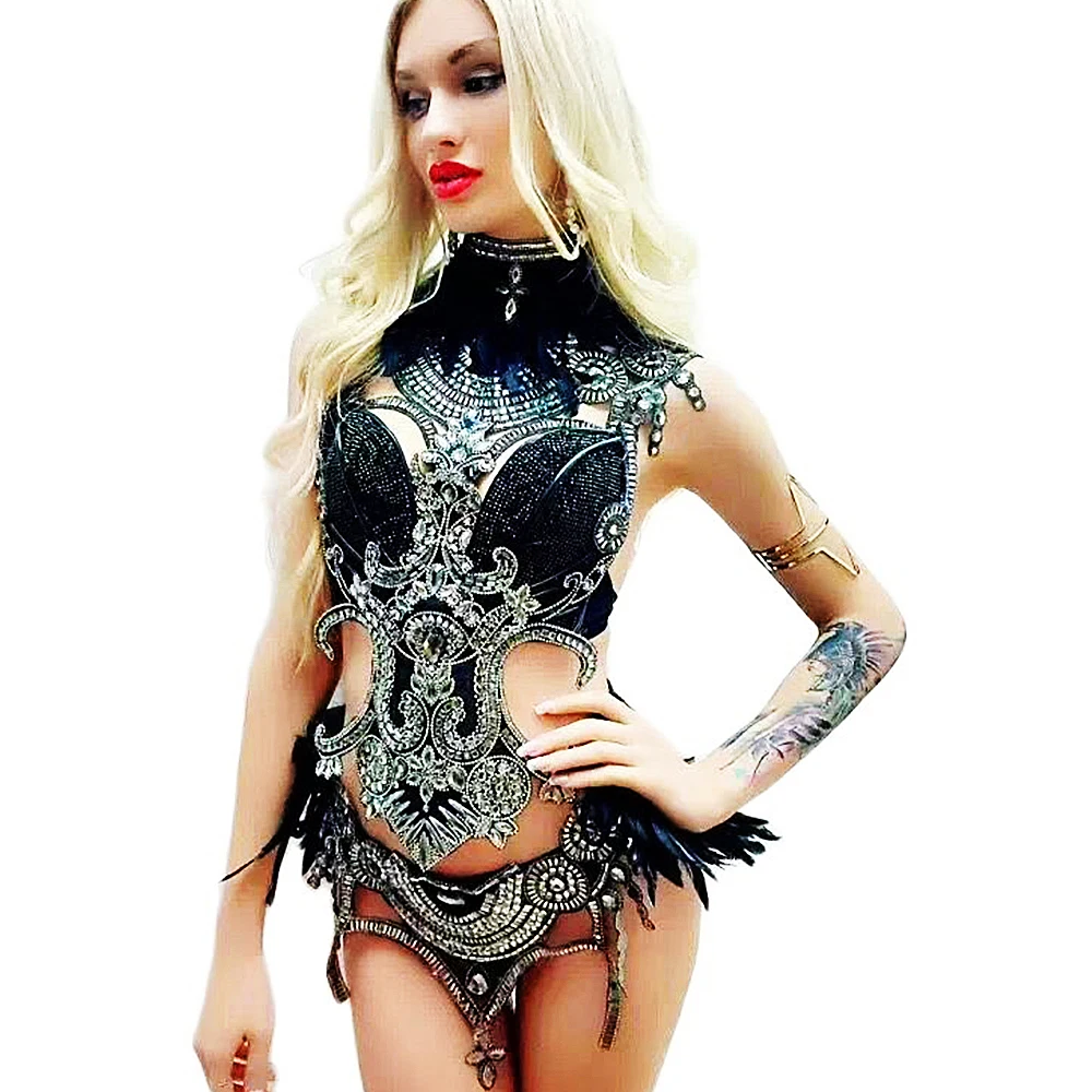 Sleeveless Halter Feather Jumpsuits Evening Prom Party Diamond Birthday Celebrate Bodysuits Nightclub Costume Singer Stage Wear
Sleeveless Halter Feather Jumpsuits Evening Prom Party Diamond Birthday Celebrate Bodysuits Nightclub Costume Singer Stage Wear