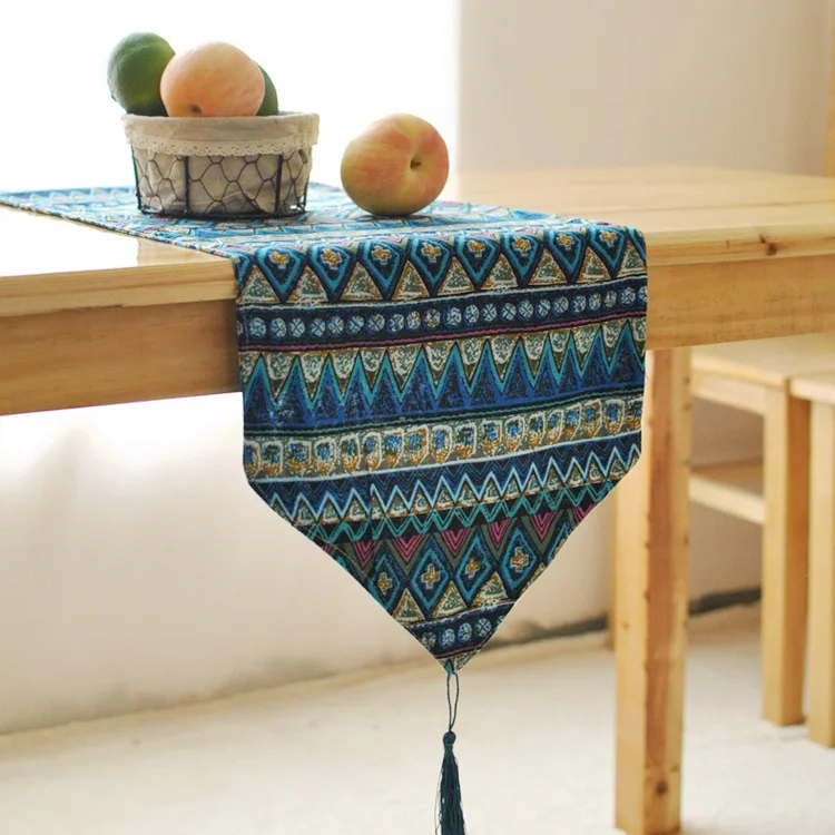 Southeast Asian style double table runner desk flag bed table and home textile fabric Original Article
Southeast Asian style double table runner desk flag bed table and home textile fabric Original Article