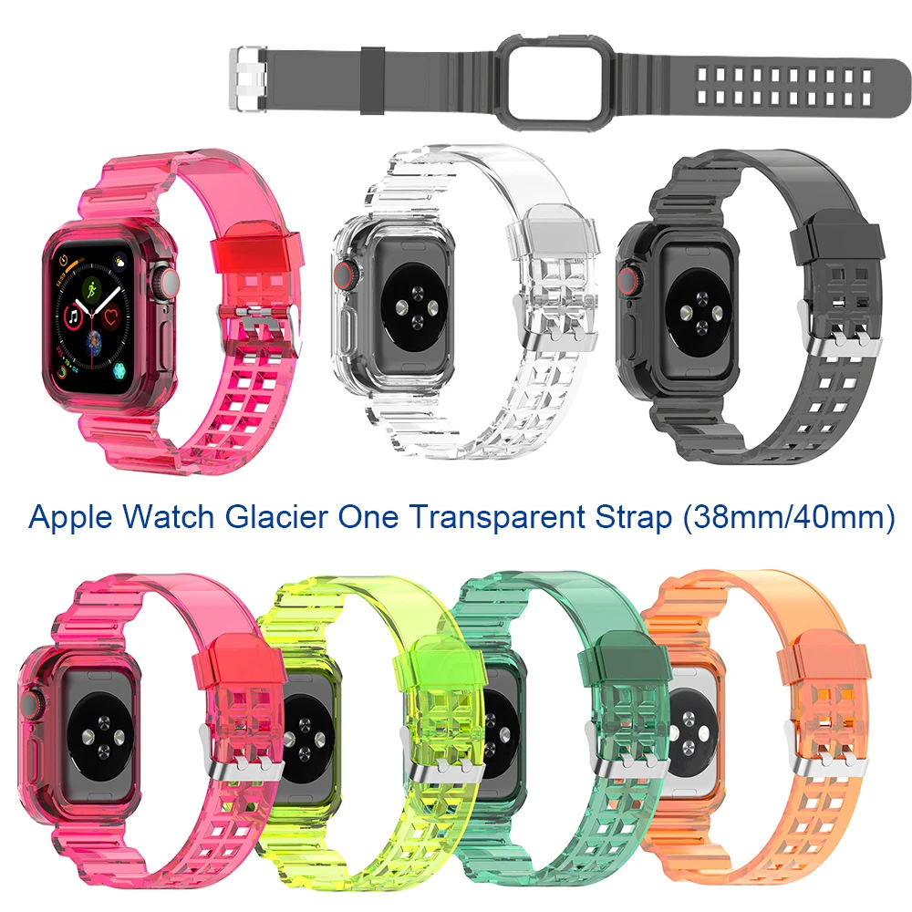 Hot Sale Glacier Transparent One Strap For Apple Watch 38/40mm Watch Belt For Apple Watch 38/40mm Wristband Sport Band Bracelet
Hot Sale Glacier Transparent One Strap For Apple Watch 38/40mm Watch Belt For Apple Watch 38/40mm Wristband Sport Band Bracelet