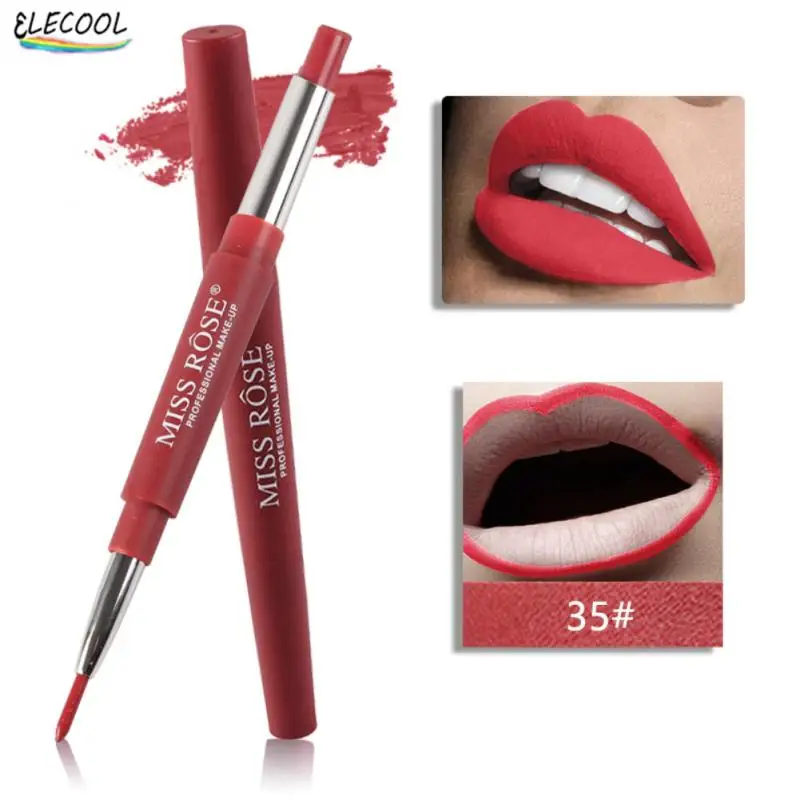ELECOOL 2 IN 1 Lip Liner Waterproof Matte Lipstick Pencil Contour Tint Sexy Red Matte Long Lasting Moisturizer Lip Cosmetic Tool
ELECOOL 2 IN 1 Lip Liner Waterproof Matte Lipstick Pencil Contour Tint Sexy Red Matte Long Lasting Moisturizer Lip Cosmetic Tool