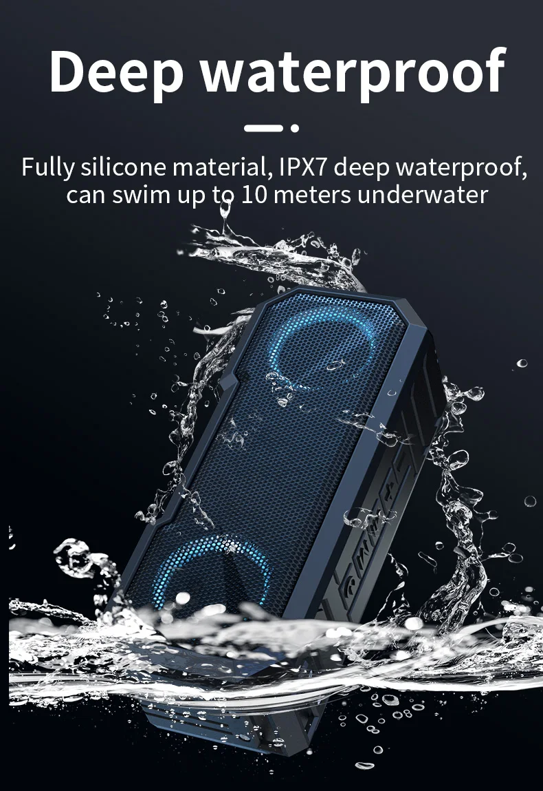 Bluetooth Speaker New IPX7 Waterproof Colorful Luminous Sound Outdoor With Can Be Used As a Power Bank Subwoofer Long Standby
Bluetooth Speaker New IPX7 Waterproof Colorful Luminous Sound Outdoor With Can Be Used As a Power Bank Subwoofer Long Standby