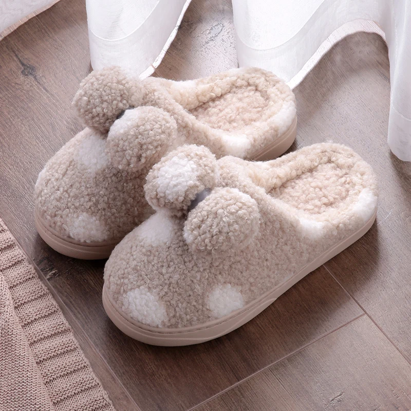 PULOMIES Men Women Winter Slippers Creative Indoor Casual Warm Plush Slippers Fashion Cotton Fur Slippers Home Couple Slippers
PULOMIES Men Women Winter Slippers Creative Indoor Casual Warm Plush Slippers Fashion Cotton Fur Slippers Home Couple Slippers