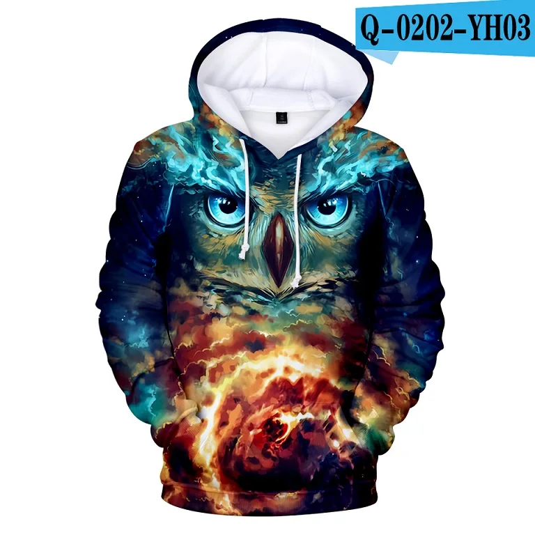 One Pieces Owl New arrival Wolf Hoodie 3D Print Mens Boys Hoodies Sweatshirt Adult Child Size Clothes Fashion Design Clothing
One Pieces Owl New arrival Wolf Hoodie 3D Print Mens Boys Hoodies Sweatshirt Adult Child Size Clothes Fashion Design Clothing