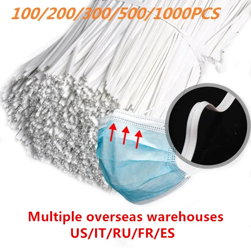 100/200/300/500/1000pcs Plastic Nose Wire Bar For DIY MASK Single Core Nose Bridge Clips Jewelry Making Material Access White
100/200/300/500/1000pcs Plastic Nose Wire Bar For DIY MASK Single Core Nose Bridge Clips Jewelry Making Material Access White