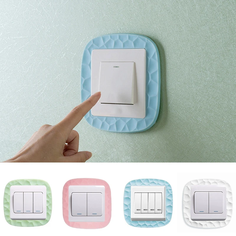3D Silicone Luminous Switch Sticker Wall sticker Switch Panel Protective Cover Living Room Bedroom Simple Modern Socket Decor 
3D Silicone Luminous Switch Sticker Wall sticker Switch Panel Protective Cover Living Room Bedroom Simple Modern Socket Decor