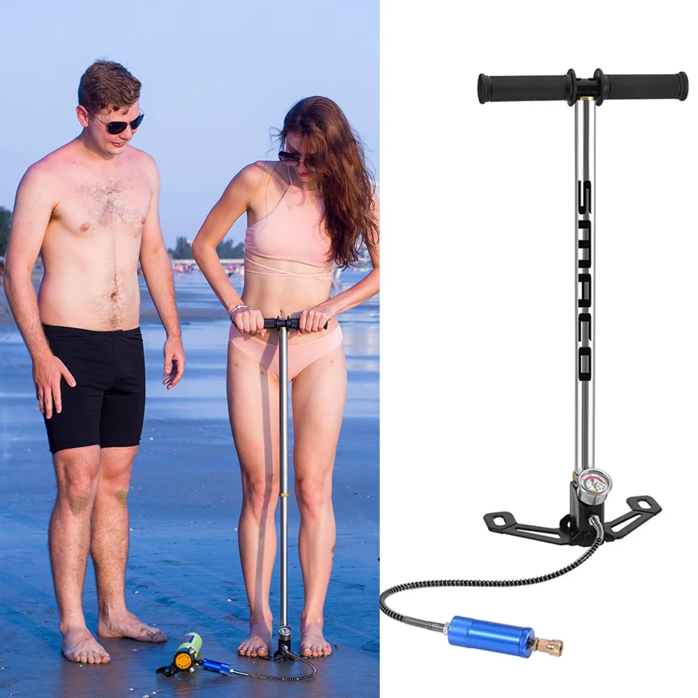 30mpa Diving Oxygen Cylinder Hand Operated Air Pump Stainless Steel Three Stage High Pressure Inflator Pump
30mpa Diving Oxygen Cylinder Hand Operated Air Pump Stainless Steel Three Stage High Pressure Inflator Pump