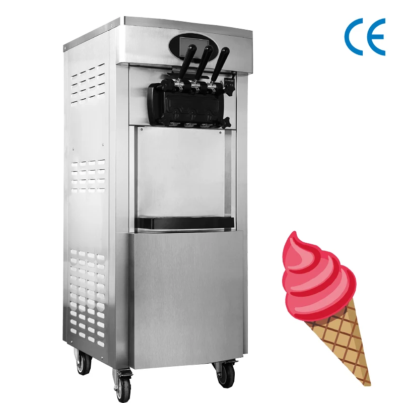 Commercial 2200W Soft Ice Cream Machine Automatic Vertical All Stainless Steel Soft Ice Cream Maker 220V
Commercial 2200W Soft Ice Cream Machine Automatic Vertical All Stainless Steel Soft Ice Cream Maker 220V