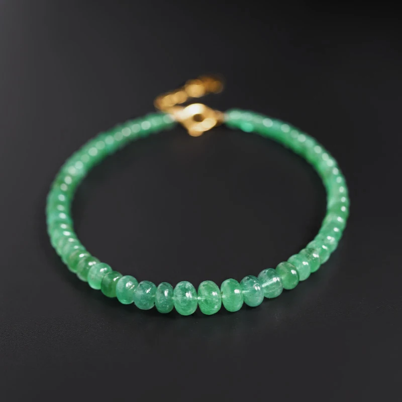 DAIMI Zambia Plain Emerald Bracelet Female 18k Gold Color Treasure Bracelet Niche Designer
DAIMI Zambia Plain Emerald Bracelet Female 18k Gold Color Treasure Bracelet Niche Designer