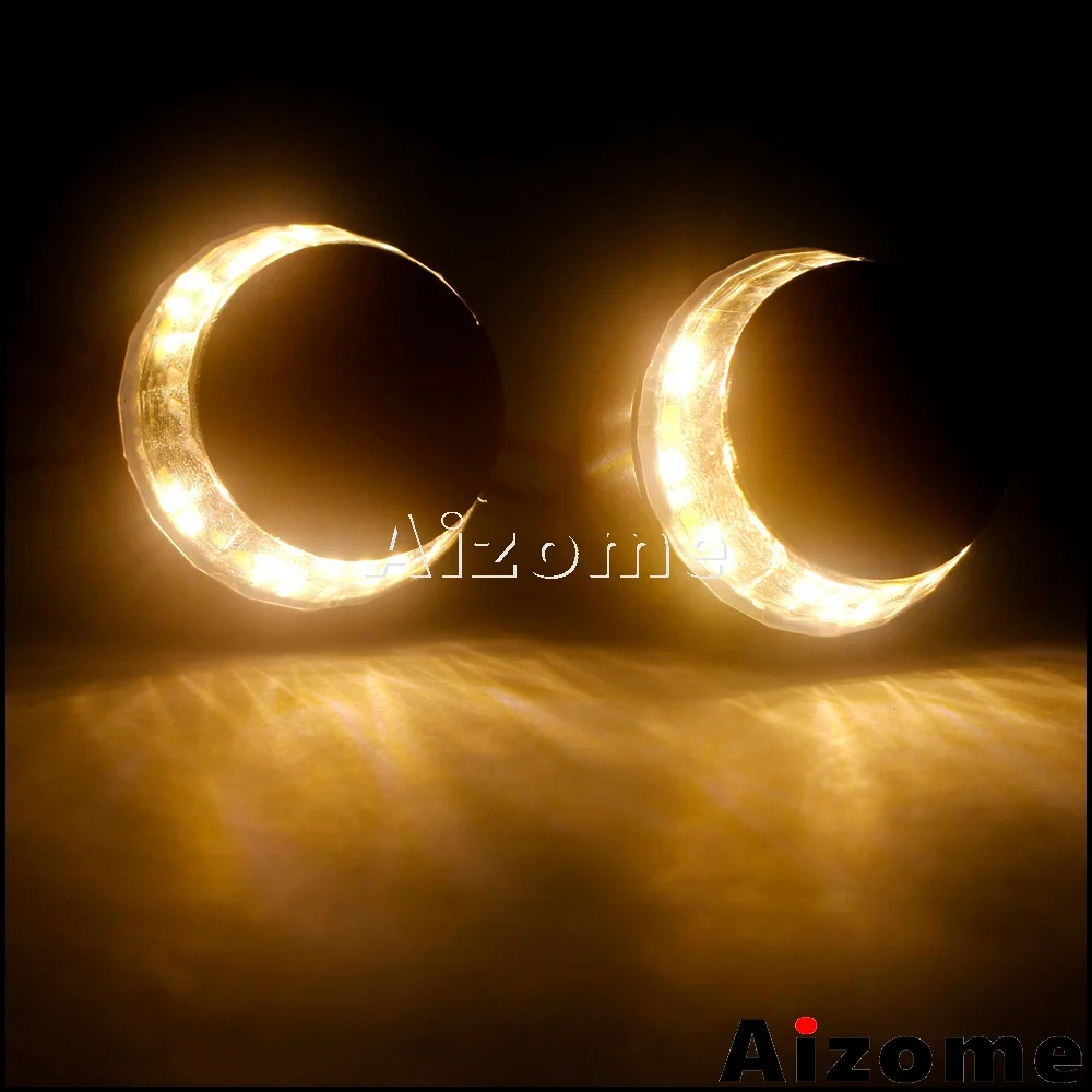 1 Pair Motorcycle 7/8" Handlebar End LED Turn Signals w/ Running Light Amber Turn Indicators 22mm Bar End Blinkers Corner Lights
1 Pair Motorcycle 7/8" Handlebar End LED Turn Signals w/ Running Light Amber Turn Indicators 22mm Bar End Blinkers Corner Lights