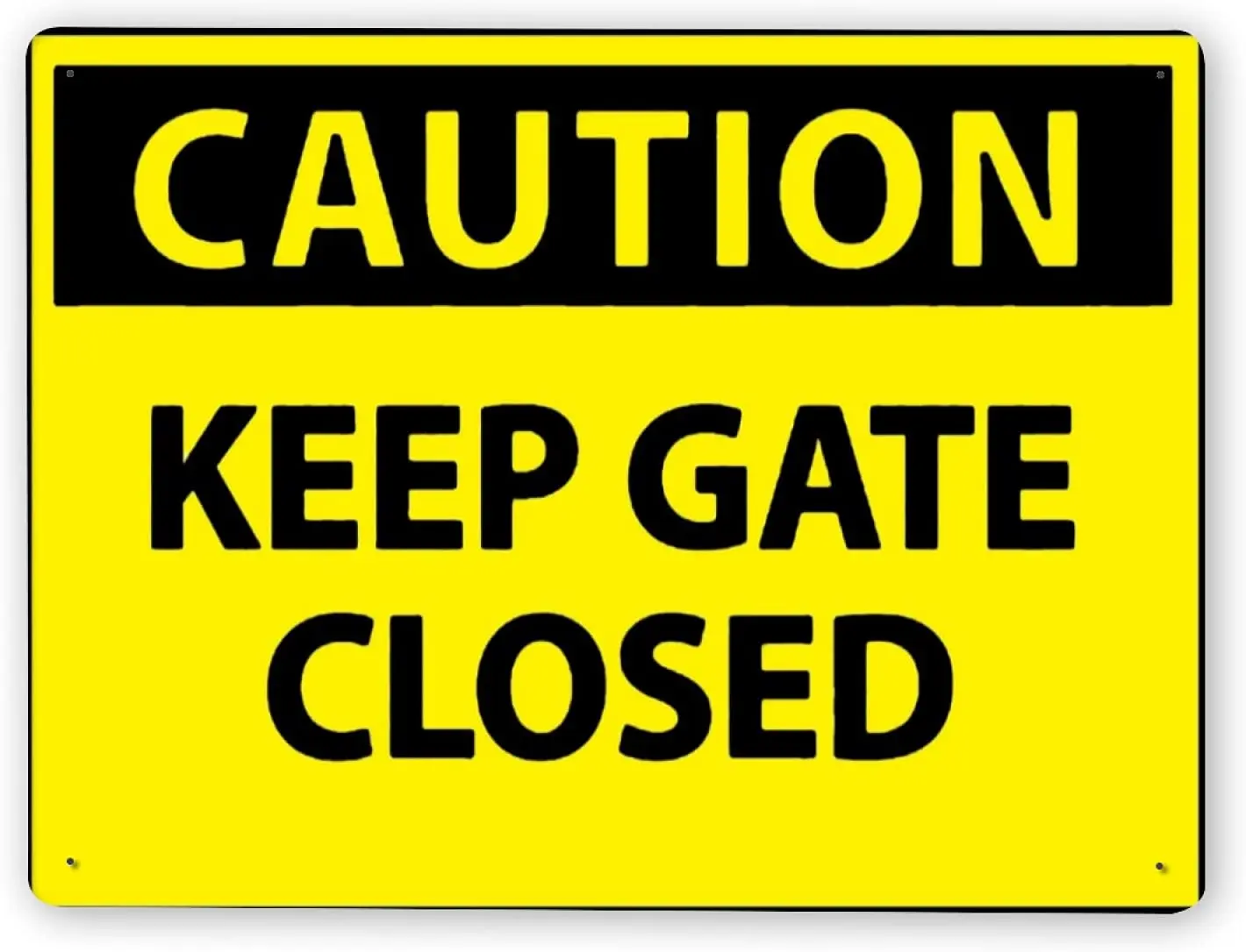 8456 Metal Signs,Caution Keep Gate Closed,12x16 in,Notice Sign Warning Sign and Logo Decoration
8456 Metal Signs,Caution Keep Gate Closed,12x16 in,Notice Sign Warning Sign and Logo Decoration