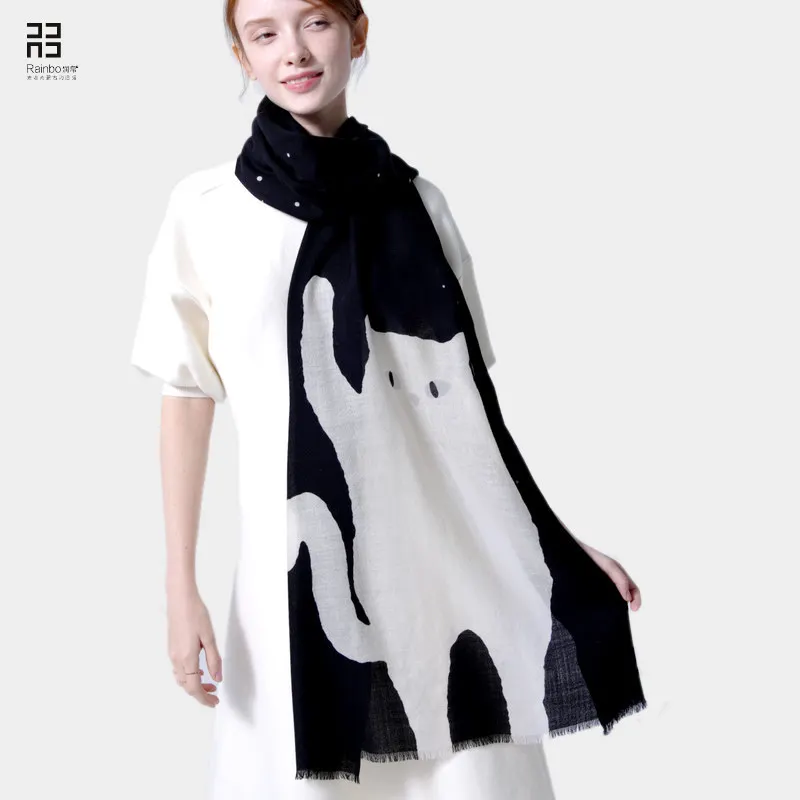 2020 trend wave point pure wool women's scarf four season long shawl dual purpose scarf cat scarf under the stars scarf women
2020 trend wave point pure wool women's scarf four season long shawl dual purpose scarf cat scarf under the stars scarf women
