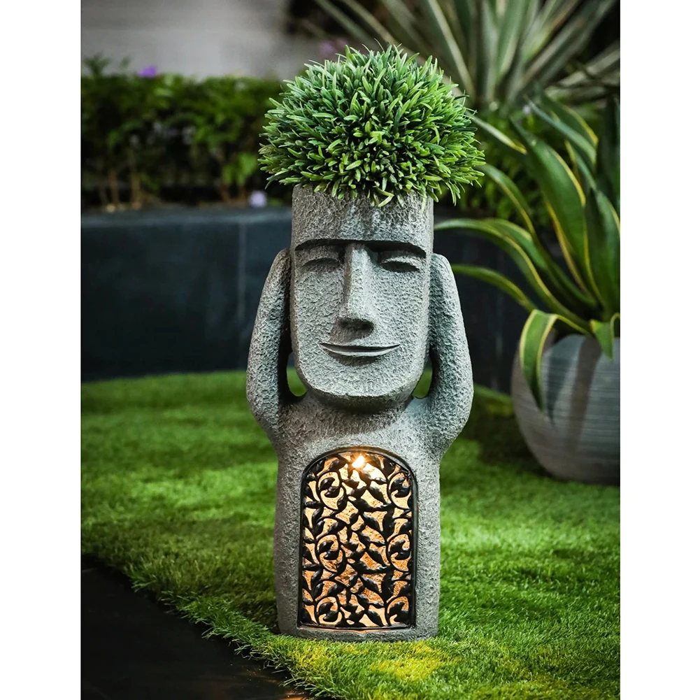 Economical See Hear Speak No Evil Garden Easter Island Statues Creative Garden Resin Sculpture Outdoor Decoration ds99
Economical See Hear Speak No Evil Garden Easter Island Statues Creative Garden Resin Sculpture Outdoor Decoration ds99