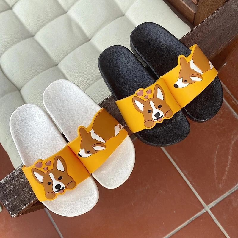 Women Summer Slippers Slide Sandals beach Flip Flops Cartoon Dog Corgi Comfortable Thick Sole Girls Flat Shoes Zapatillas Mujer
Women Summer Slippers Slide Sandals beach Flip Flops Cartoon Dog Corgi Comfortable Thick Sole Girls Flat Shoes Zapatillas Mujer