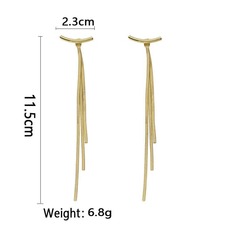 Long style Feida Earrings retro temperament simple personality mature generous workplace Earrings tassel
Long style Feida Earrings retro temperament simple personality mature generous workplace Earrings tassel
