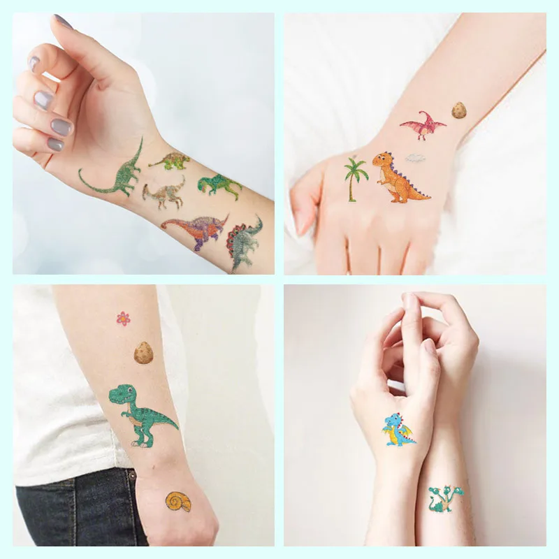 10 шт. Детские Временные татуировки-наклейки с единорогом | Красота и здоровье