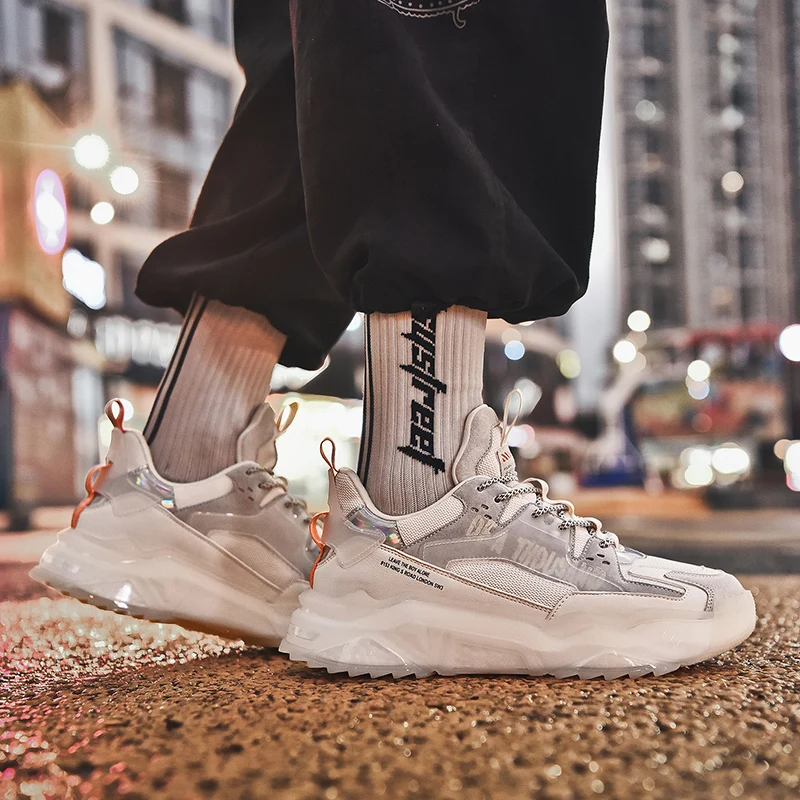 Damping Sole Sneakers Flying Weave Breathable Sport Shoes Comfortable Running Shoes Outdoor Athletic Shoes Zapatillas De Hombre
Damping Sole Sneakers Flying Weave Breathable Sport Shoes Comfortable Running Shoes Outdoor Athletic Shoes Zapatillas De Hombre
