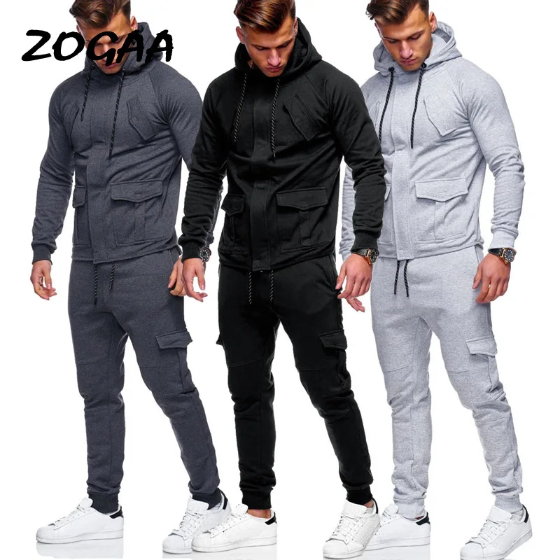 ZOGAA Men Two Pieces Set Fashion Hooded Sweatshirts Sportswear Men Tracksuit Hoodie Autumn Men Brand Clothes Hoodies+Pants Sets
ZOGAA Men Two Pieces Set Fashion Hooded Sweatshirts Sportswear Men Tracksuit Hoodie Autumn Men Brand Clothes Hoodies+Pants Sets