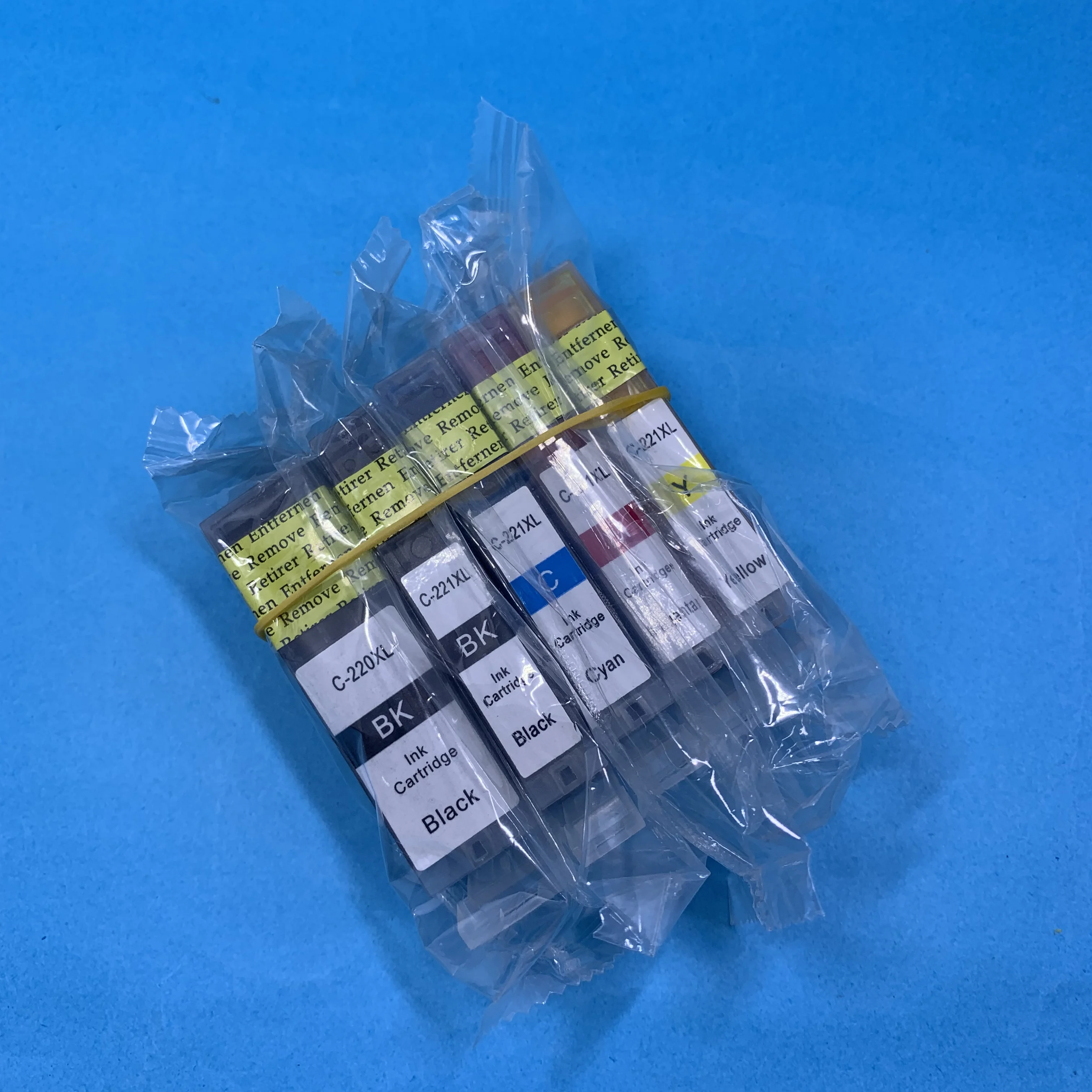 YOTAT 5pcs Compatible ink cartridge PGI-220 CLI-221 for Canon Pixma MP540/MP550/MP560/MP620/MP630/MP640/MP980/MP990/MX860/IP3600
YOTAT 5pcs Compatible ink cartridge PGI-220 CLI-221 for Canon Pixma MP540/MP550/MP560/MP620/MP630/MP640/MP980/MP990/MX860/IP3600