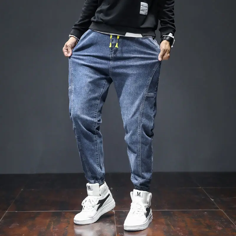 Jeans men's fashion brand Harlem pants loose and fat summer straight fashion tooling versatile men's large pants
Jeans men's fashion brand Harlem pants loose and fat summer straight fashion tooling versatile men's large pants