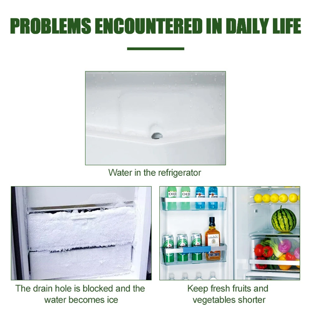 5pcs/set Refrigerator Drain Hole Clog Remover Cleaning Tools Household Dredge Hose Fridge-freezer Water Outlet Cleaner
5pcs/set Refrigerator Drain Hole Clog Remover Cleaning Tools Household Dredge Hose Fridge-freezer Water Outlet Cleaner