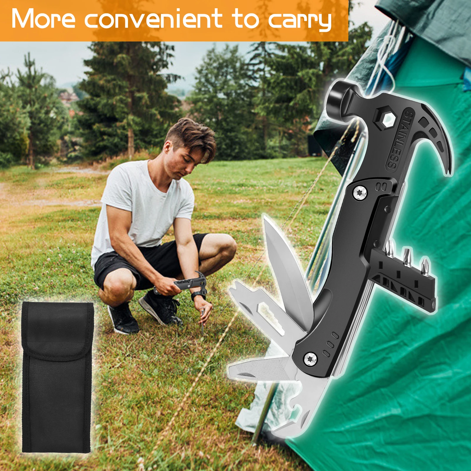 All in One Tools Small Hammer Multitool Gifts for Dad from Daughter Son Unique Christmas Birthday Gift Ideas for Men JA55
All in One Tools Small Hammer Multitool Gifts for Dad from Daughter Son Unique Christmas Birthday Gift Ideas for Men JA55