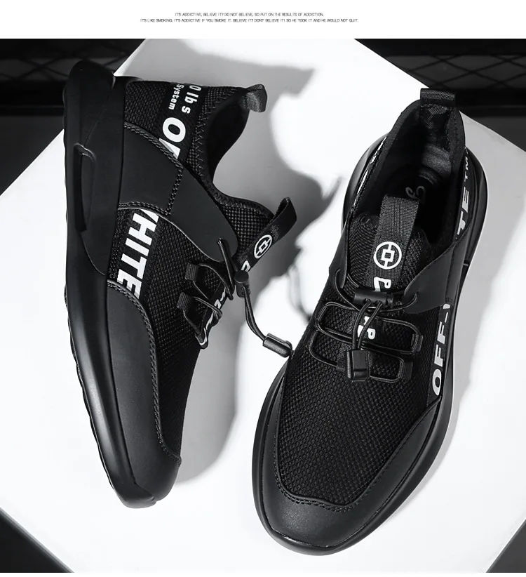 Men's Casual Shoes Breathable Sweat Absorption Flying Shoes Mesh Cloth Vamp Sneakers Non-slip Wear Resistant Sneakers
Men's Casual Shoes Breathable Sweat Absorption Flying Shoes Mesh Cloth Vamp Sneakers Non-slip Wear Resistant Sneakers
