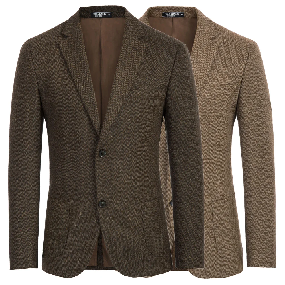 Formal Office Suit Jackets Men British Style Two-Button Blazer Coat Pockets Notch Lapel Vintage Work Business Wear Clothes Tops
Formal Office Suit Jackets Men British Style Two-Button Blazer Coat Pockets Notch Lapel Vintage Work Business Wear Clothes Tops