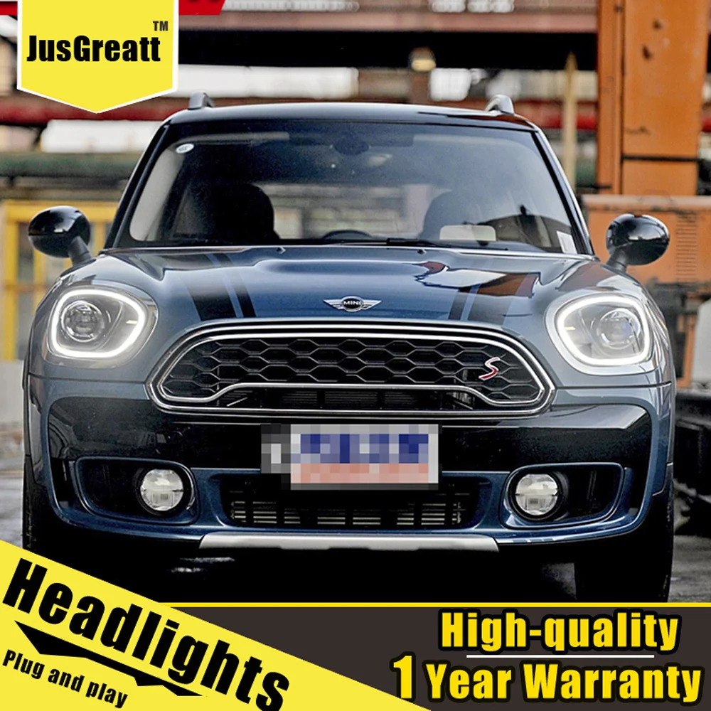 A Pair For mini Countryman Headlights 17-18 Countryman LED Head Lamps All LED light Source Daytime Running Lights Dynamic Turn
A Pair For mini Countryman Headlights 17-18 Countryman LED Head Lamps All LED light Source Daytime Running Lights Dynamic Turn
