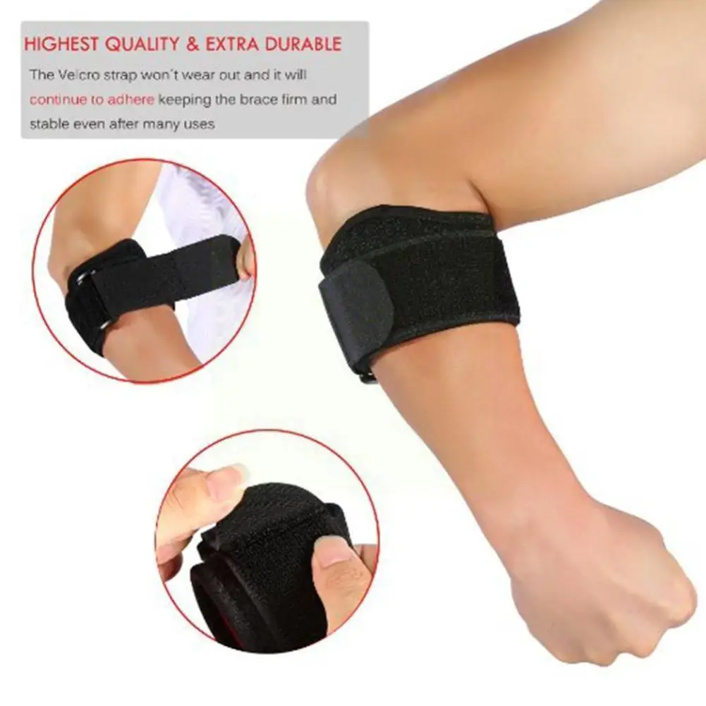 Exercise Fitness Adjustable Elbow Support Pad Pressurized Pressure Elbow Tennis Elbow Buckle Protection Elbow O9T6
Exercise Fitness Adjustable Elbow Support Pad Pressurized Pressure Elbow Tennis Elbow Buckle Protection Elbow O9T6