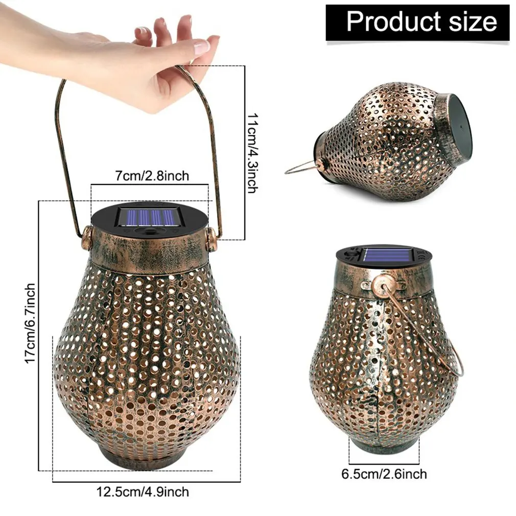 Hanging Brown Solar Lantern Iron Lamp Ornament Solar Light Projection Lamp Solar Garden Light Tree Yard Decoration
Hanging Brown Solar Lantern Iron Lamp Ornament Solar Light Projection Lamp Solar Garden Light Tree Yard Decoration