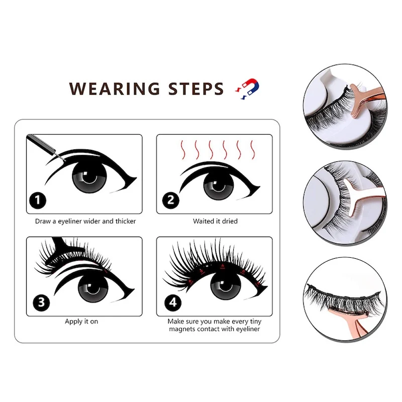 Reusable Magnetic Eyelashes Tweezers For Wispy Lashes Pack Wholesale Mink Bulk Strip Case Self-Adhesive Pink Packaging 3d Hair
Reusable Magnetic Eyelashes Tweezers For Wispy Lashes Pack Wholesale Mink Bulk Strip Case Self-Adhesive Pink Packaging 3d Hair